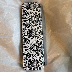 Brighton Jewelry Metal Tin Necklace Gift Box Paisley Black White EMPTY NEW